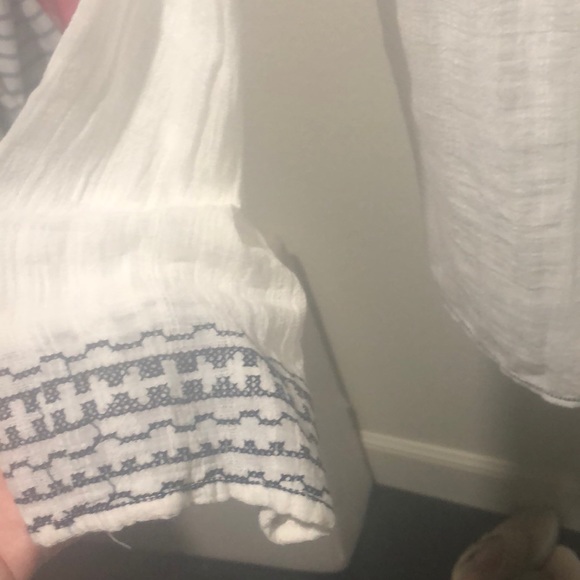 Nwot max studio embroidered cotton tunic xl - Picture 5 of 7